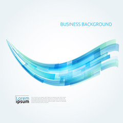 Business abstract blue background. Vector illustration.