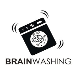 brain washing icon vector