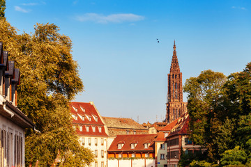 Old traditional houses in Strasbourg