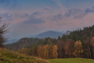 Fototapeta premium Herbst in Böhmen