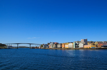 Obraz premium Panoramic view of the city Kristiansund, Norway
