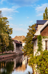 Obraz premium Old traditional houses in Strasbourg
