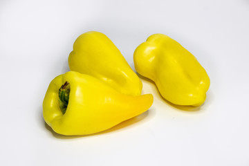 three hungarian yellow pepper 