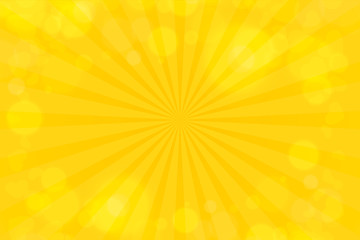 Sunburst yello wrays pattern. Radial sunburst ray background vector illustration
