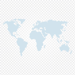 World map vector illustrated template