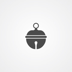 Jingle bell vector icon sign symbol