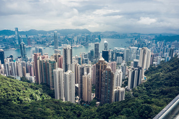 Fototapeta na wymiar The Peak, Hong Kong
