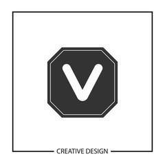 Initial Letter V Logo Template Vector Design