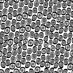 abstract background of hand-drawn round shaped elements