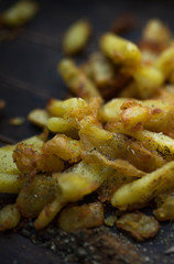 fried potatoes with spices
