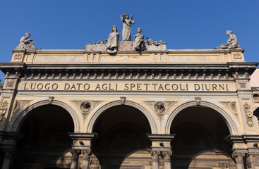 Obraz premium The Teatro arena del sole in Bologna