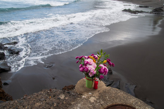 stilles gedenken am meer