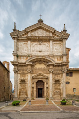 Obraz premium Santa Lucia church. The baroque church of Santa Lucia in Montepulciano, Tuscany, Italy