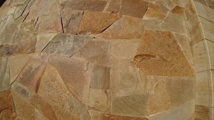 Texture of decorative stone on the wall