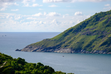 Fototapeta premium the big cape in the sea