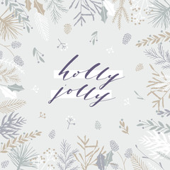 Christmas greeting card.