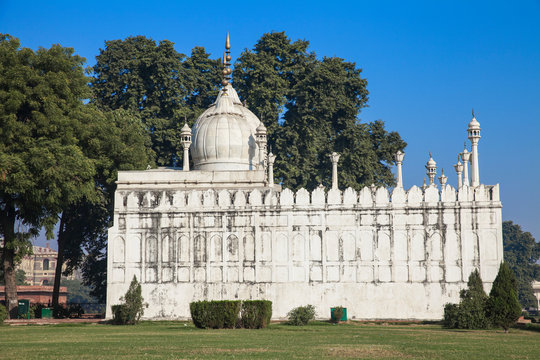 Moti Mosque, Red Fort, Old Delhi, Delhi