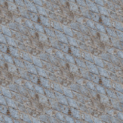 Seamless pattern with old dirty cement panels