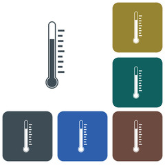 The thermometer icon