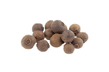 allspice isolated on white background