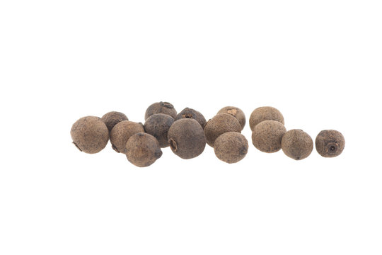 allspice isolated on white background