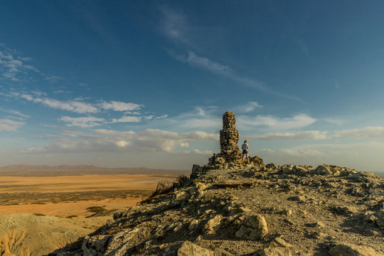 The view from Pilon de Azucar in Cabo de la Vela, Guajira, Colombia