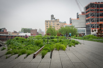Gleise der High Line New York