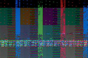 Pixel pattern of a digital glitch / Abstract background, pattern of a digital glitch.