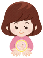 Fototapeta premium 妊活中の女性イメージ