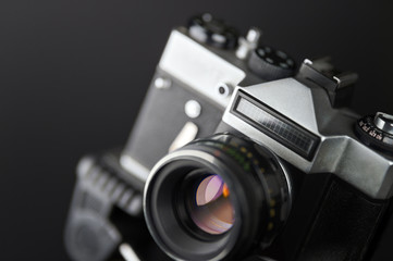 Fototapeta na wymiar Old analog camera