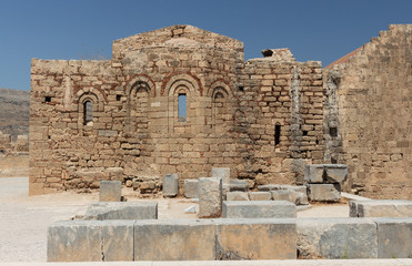 Obraz premium Akropolis von Lindos