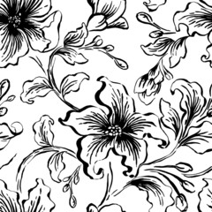  flower pattern with lilies
