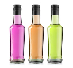 drink glass bottle isolated