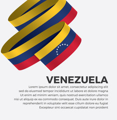 Venezuela flag for decorative.Vector background