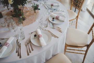 Wedding table decoration