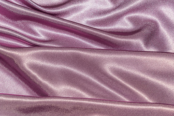 Beautiful smooth elegant wavy violet purple satin silk luxury cloth fabric texture, abstract background design. Card or banner.