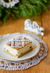 Polish Christmas cheesecake