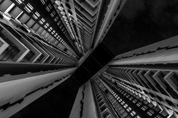 Looking up to the Pinnacle in Singapore