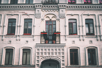 facade of an old building