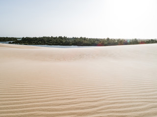 Beautiful dune of Parnaíba, Brazil. 