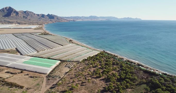 Greenhouses in Mazarron Murcia Spain