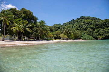 Beach in Coiba Island, Panama