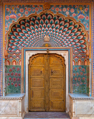 The Lotus Gate in Pitam Niwas Chowk, Jaipur City Palace