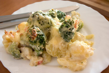Polish broccoli cheese casserole.
