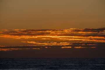 Clouds at sunrise off Sydney