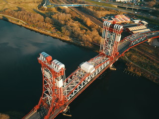 Historic newport bridge in middlesbrough teesside