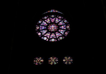 Reims,France-October 10,2018: Inside of Cathedral of Notre-Dame or Our Lady of Reims in Reims,...