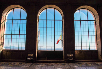 window of Farnese palace at Caprarola