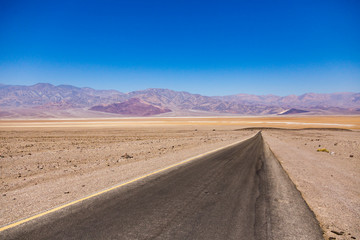 Road through Death Valley USA