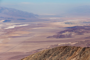 Badlands from Dante's View Death Valley USA